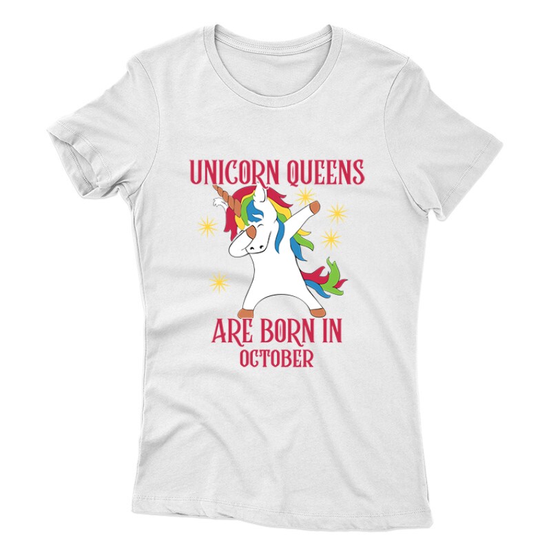 Unicorn Queens Október Női póló