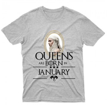 Queen Are Born (Daenerys) Január Férfi póló