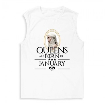 Queen Are Born (Daenerys) Január Férfi Trikó
