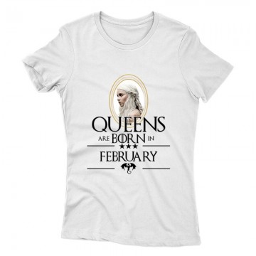 Queen Are Born (Daenerys) Február Női póló