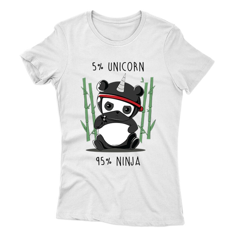 Ninja Panda Női póló
