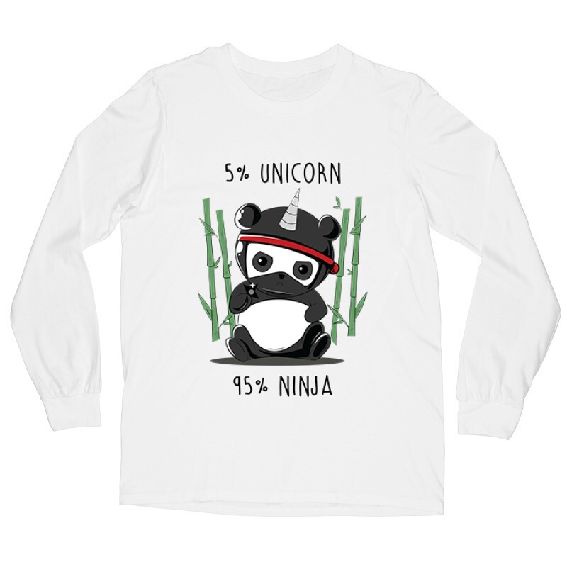 Ninja Panda Hosszú ujjú póló