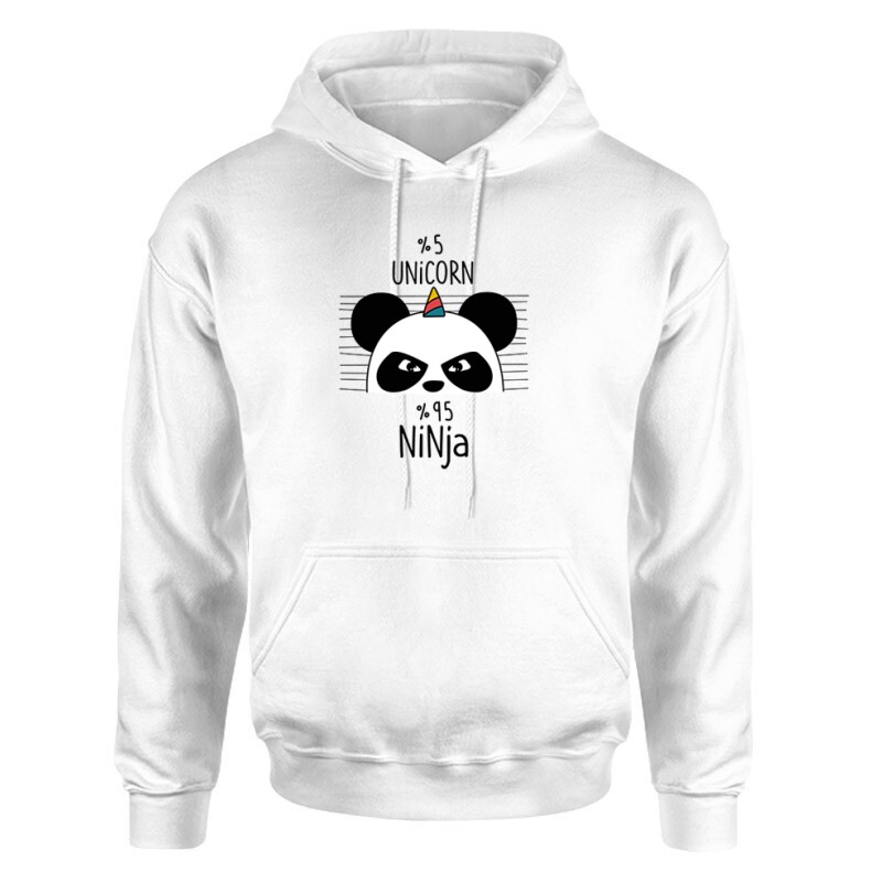 5% Unicorn Panda Unisex pulóver