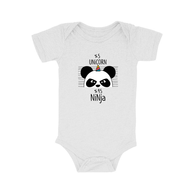 5% Unicorn Panda Bébi body