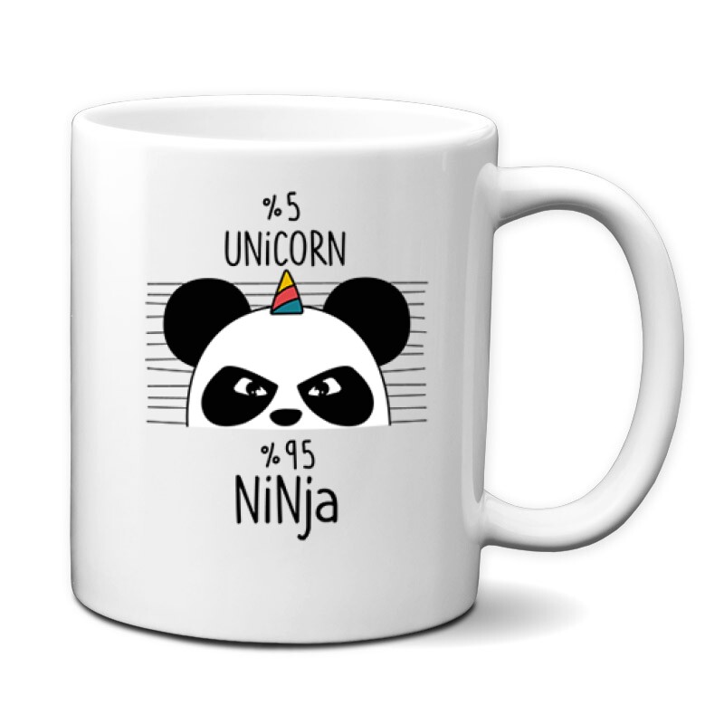 5% Unicorn Panda Bögre