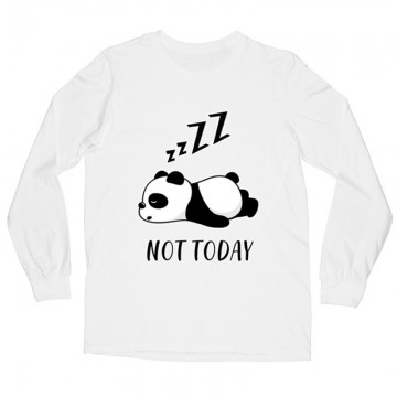 Not Today Panda Hosszú ujjú póló
