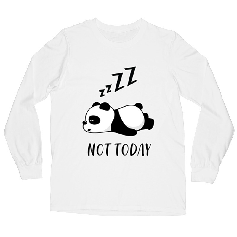 Not Today Panda Hosszú ujjú póló