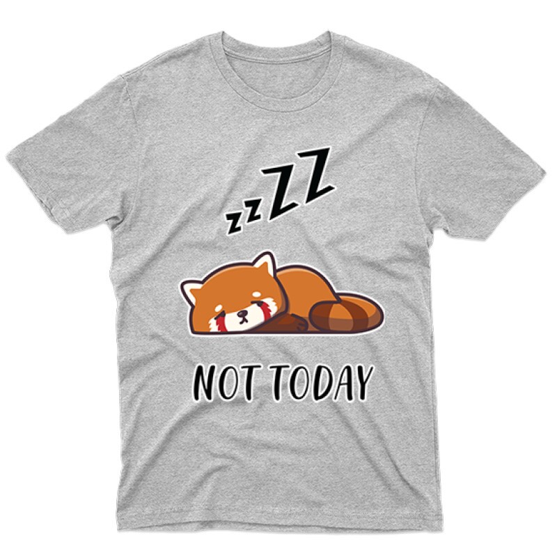 Not Today Red Panda Férfi póló