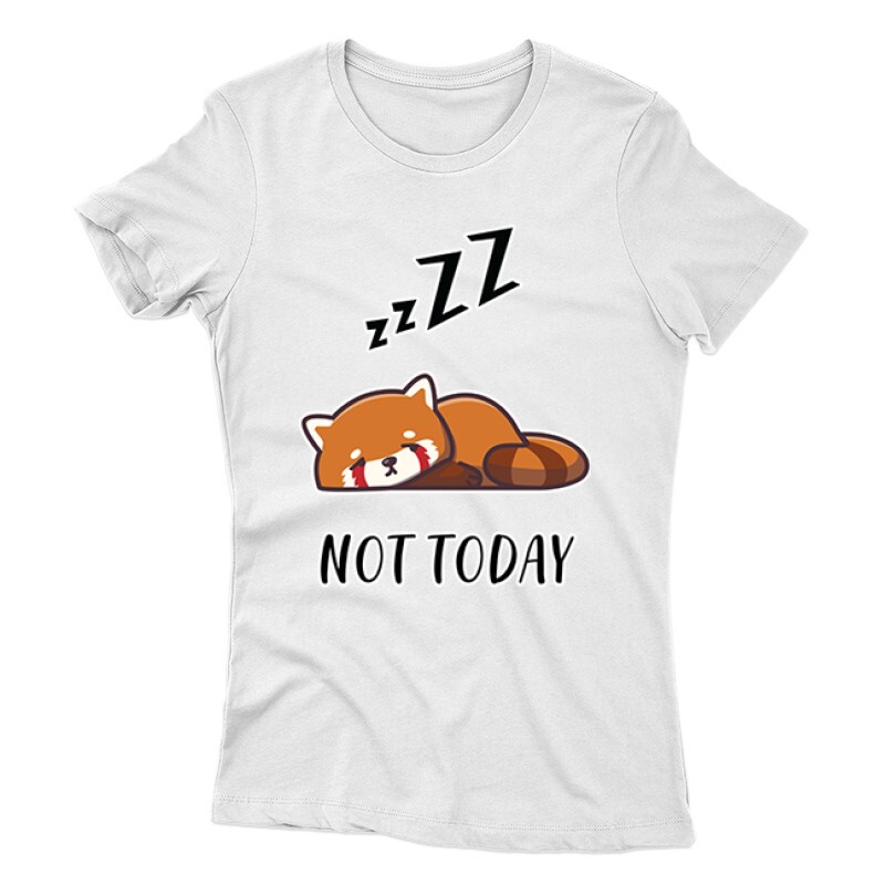 Not Today Red Panda Női póló