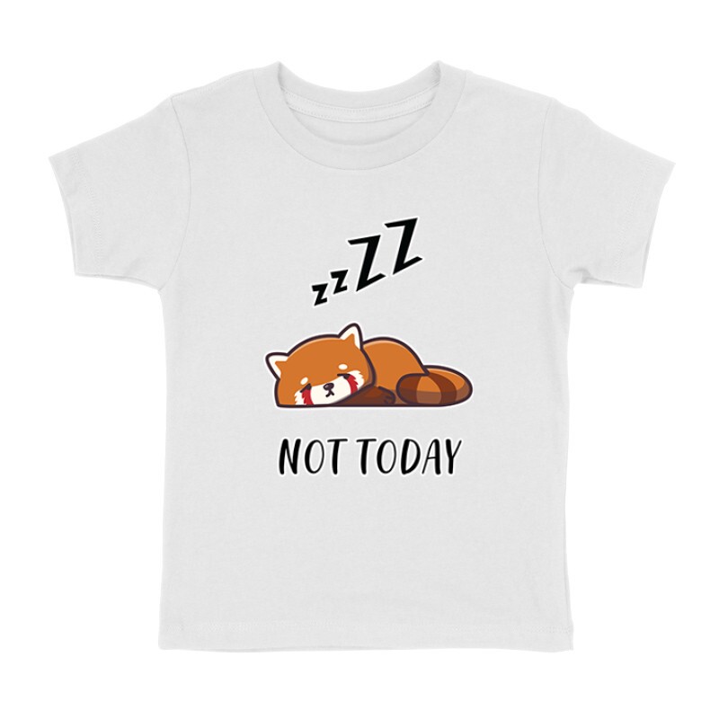 Not Today Red Panda Gyermek póló