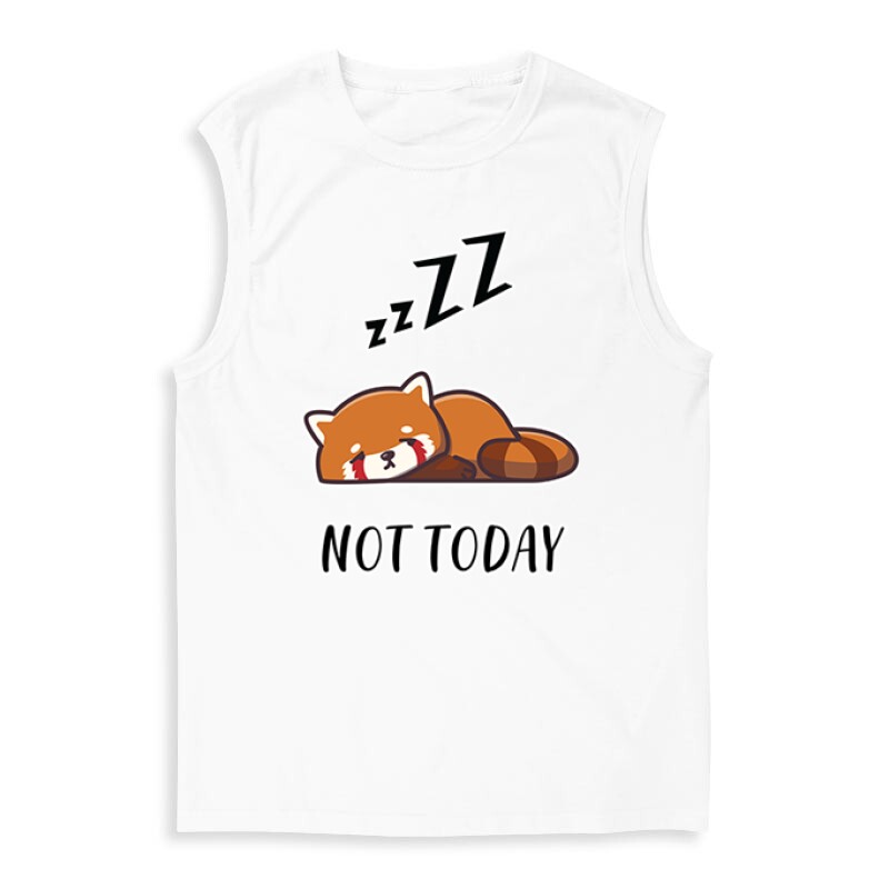 Not Today Red Panda Férfi Trikó