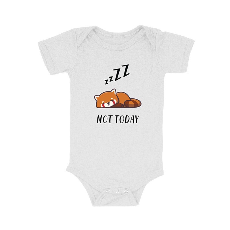 Not Today Red Panda Bébi body