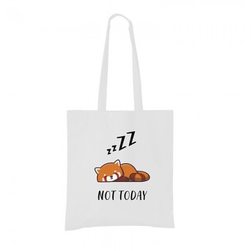 Not Today Red Panda Bevásárló táska