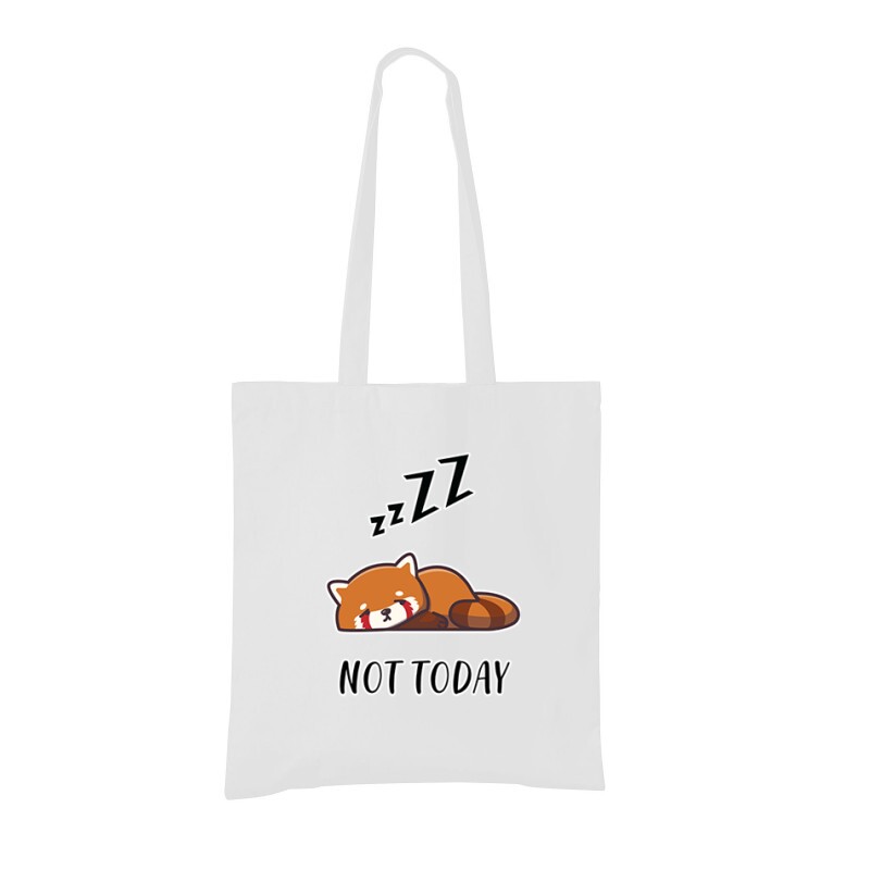 Not Today Red Panda Bevásárló táska