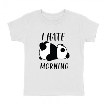 I Hate Morning Panda Gyermek póló