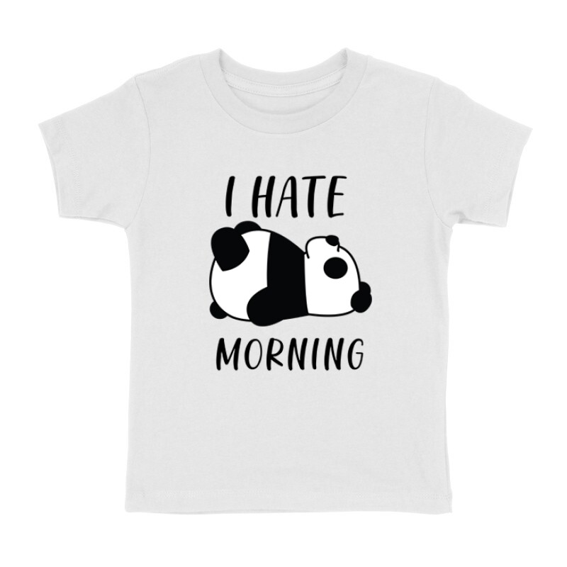 I Hate Morning Panda Gyermek póló