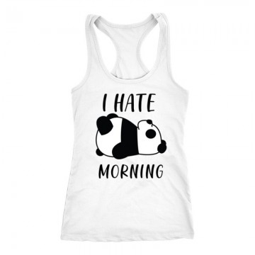 I Hate Morning Panda Női Trikó
