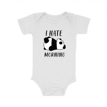 I Hate Morning Panda Bébi body