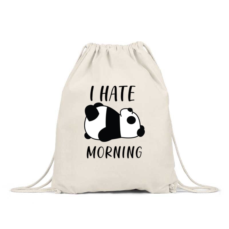 I Hate Morning Panda Tornazsák