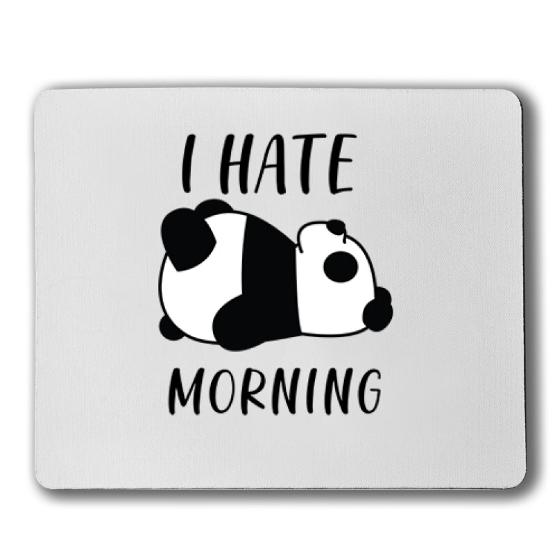 I Hate Morning Panda Egérpad