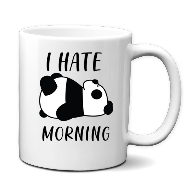 I Hate Morning Panda Bögre