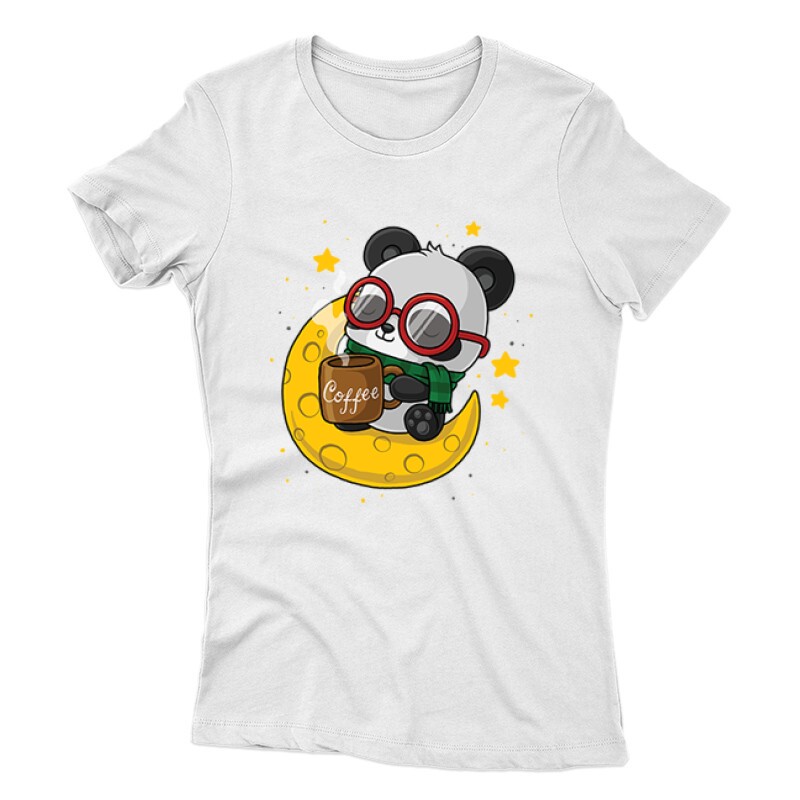 Panda Coffee Női póló