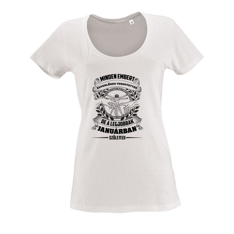 A Legjobbak Januárban (DaVinci) O nyakú női póló