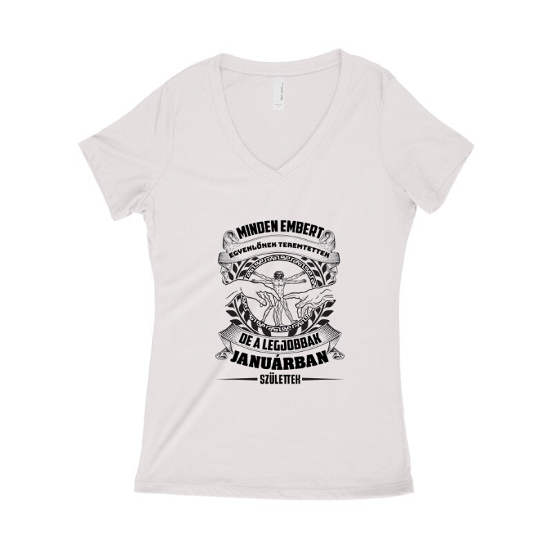 A Legjobbak Januárban (DaVinci) Női póló V kivágott