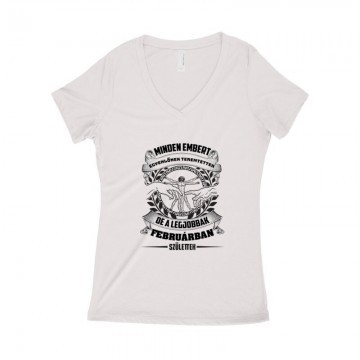 A Legjobbak Februárban (DaVinci) Női póló V kivágott