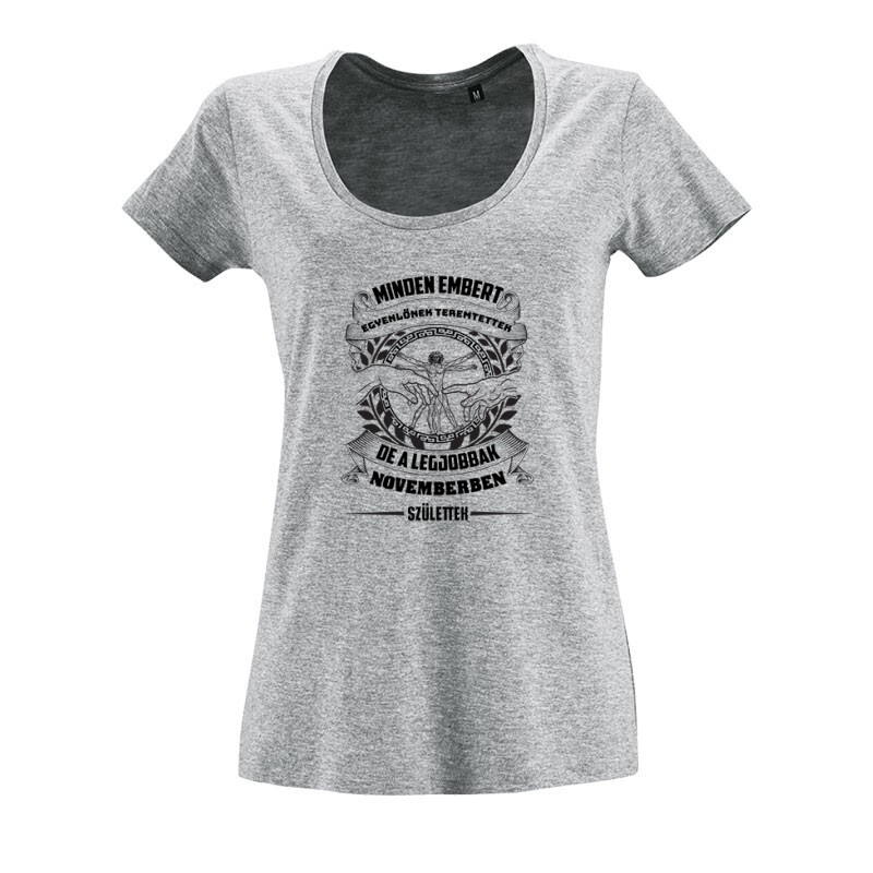 A legjobbak Novemberben (DaVinci) O nyakú női póló