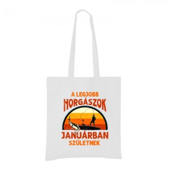 Legjobb horgászok Januárban Bevásárló táska