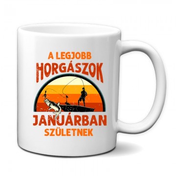 Legjobb horgászok Januárban Bögre