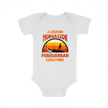 Legjobb horgászok Februárban Bébi body