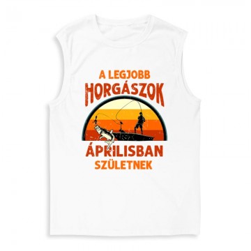 Legjobb horgászok Áprilisban Férfi Trikó