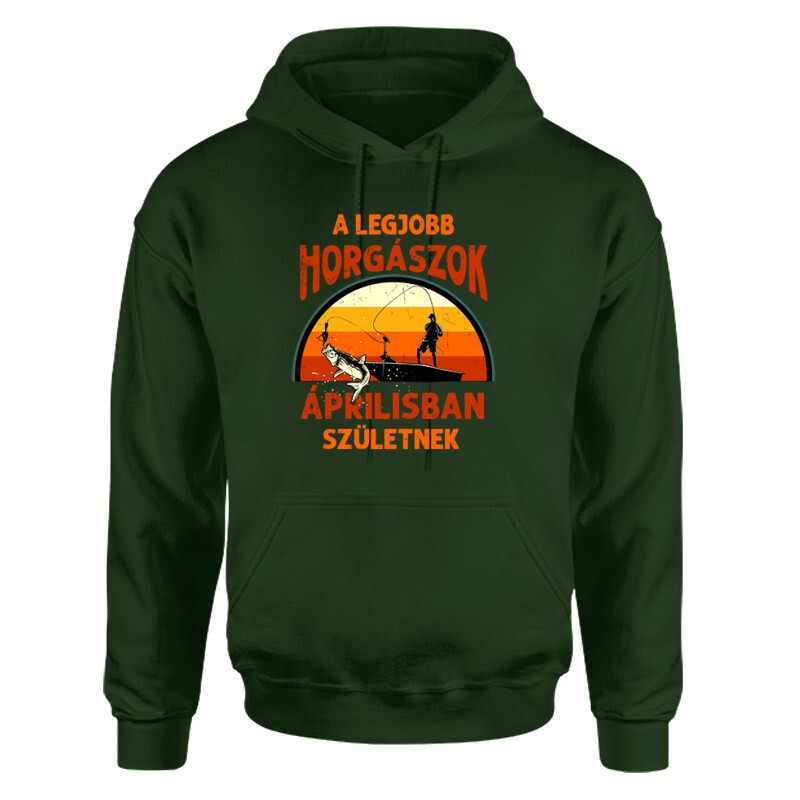 Legjobb horgászok Áprilisban Unisex pulóver