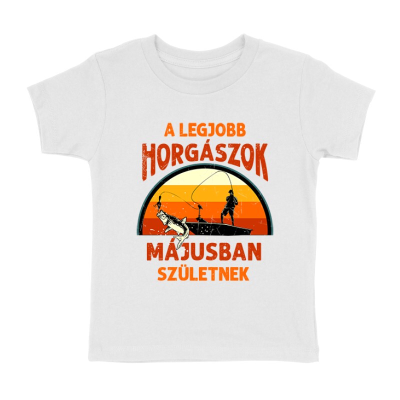 Legjobb horgászok Májusban Gyermek póló