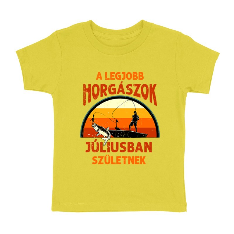 Legjobb horgászok Júliusban Gyermek póló
