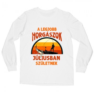 Legjobb horgászok Júliusban Hosszú ujjú póló