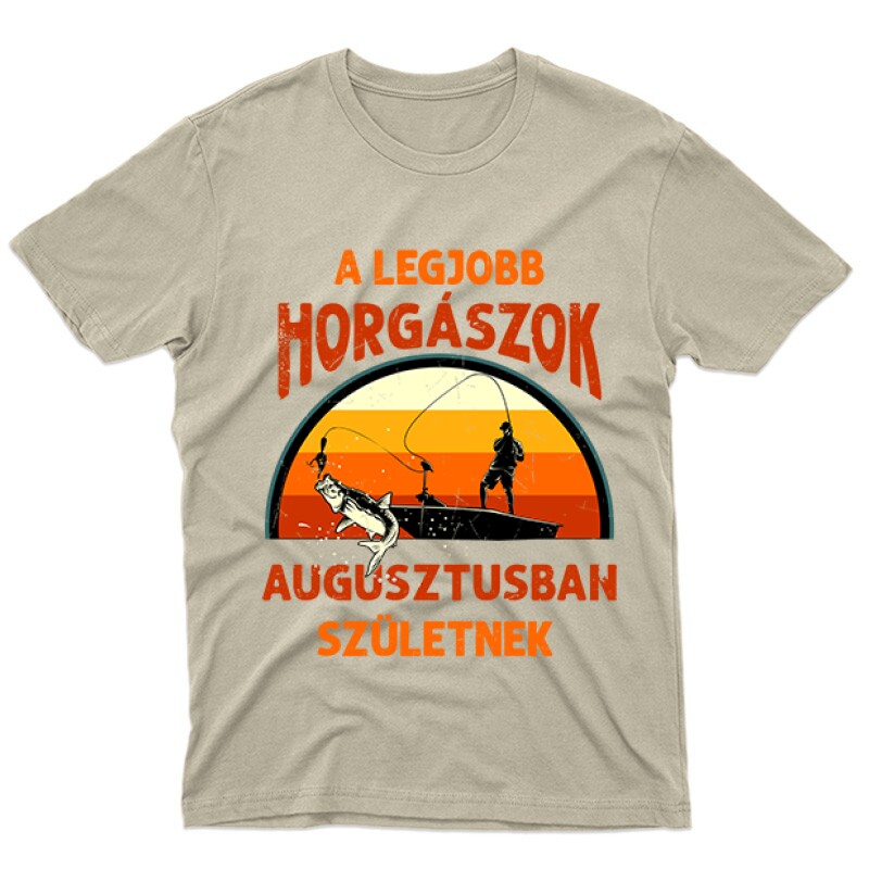 Legjobb horgászok Augusztusban Férfi póló