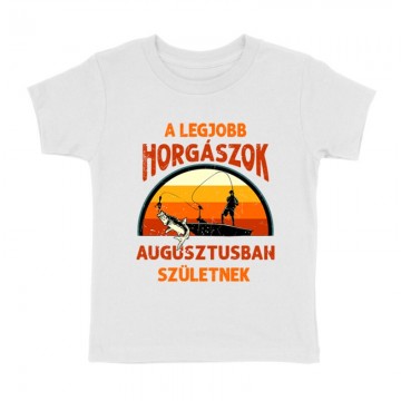 Legjobb horgászok Augusztusban Gyermek póló