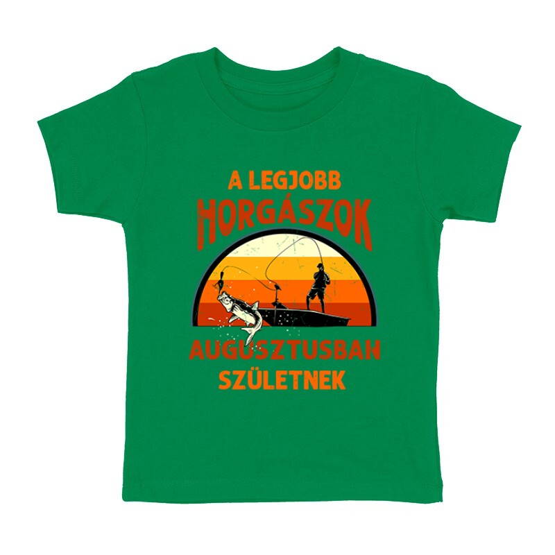Legjobb horgászok Augusztusban Gyermek póló