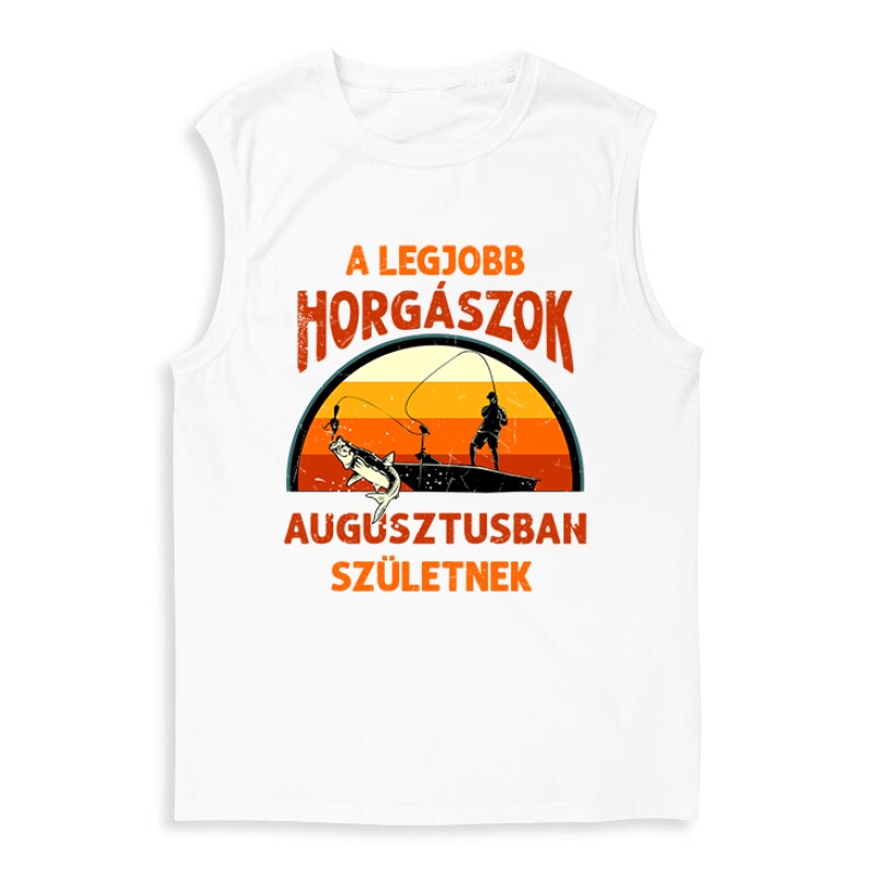 Legjobb horgászok Augusztusban Férfi Trikó