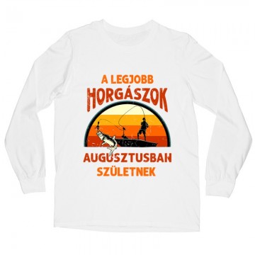 Legjobb horgászok Augusztusban Hosszú ujjú póló