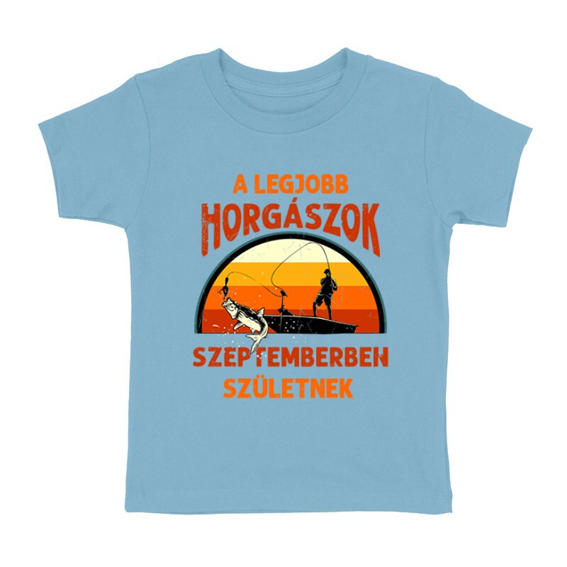 Legjobb horgászok Szeptemberben Gyermek póló