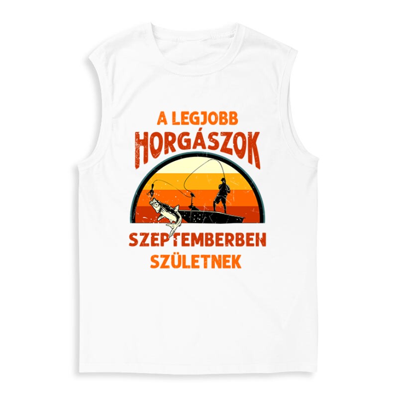 Legjobb horgászok Szeptemberben Férfi Trikó