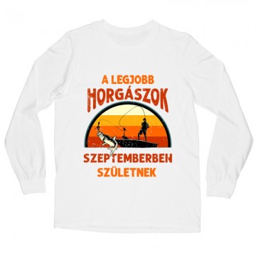 Legjobb horgászok Szeptemberben Hosszú ujjú póló
