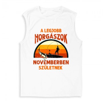 Legjobb horgászok Novemberben Férfi Trikó