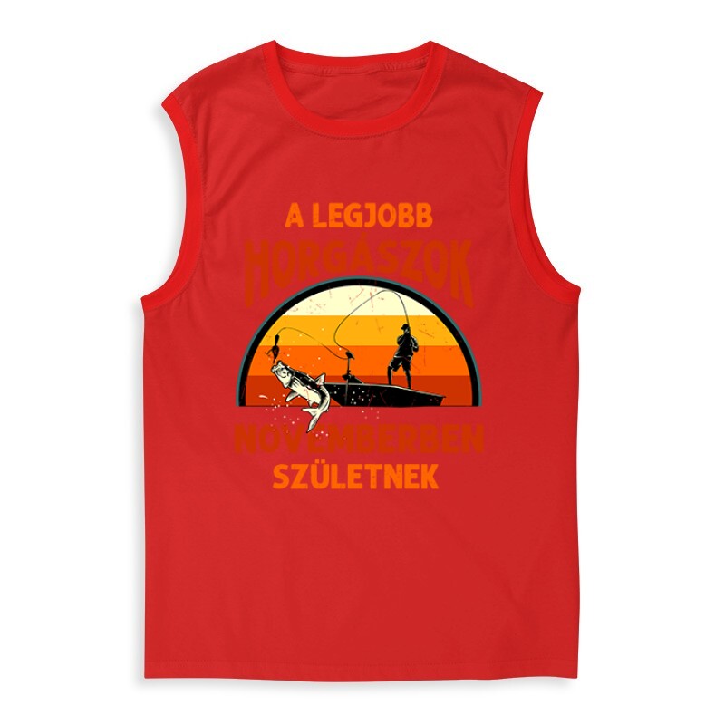 Legjobb horgászok Novemberben Férfi Trikó