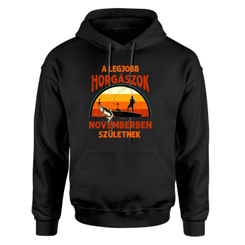 Legjobb horgászok Novemberben Unisex pulóver