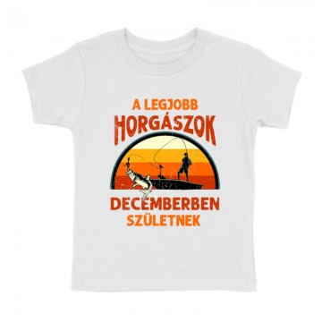 Legjobb horgászok Decemberben Gyermek póló